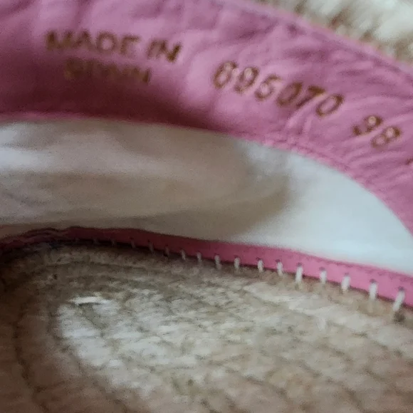 GUCCI  Soft Terry PINK  Espadrille Shoes Size 38 EU So Chic! - Picture 6 of 16